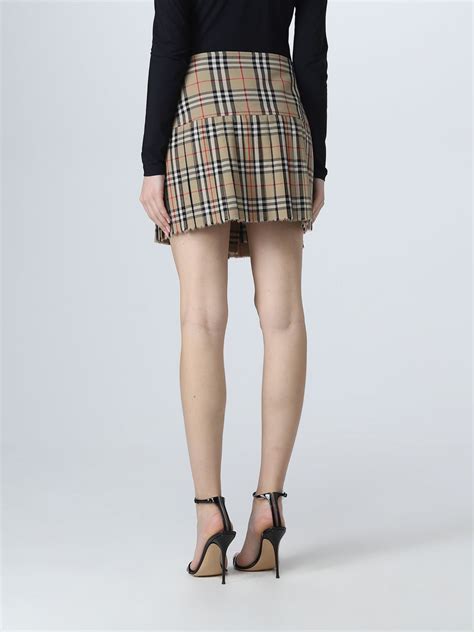 print burberry miniskirt|burberry skirt size 25.